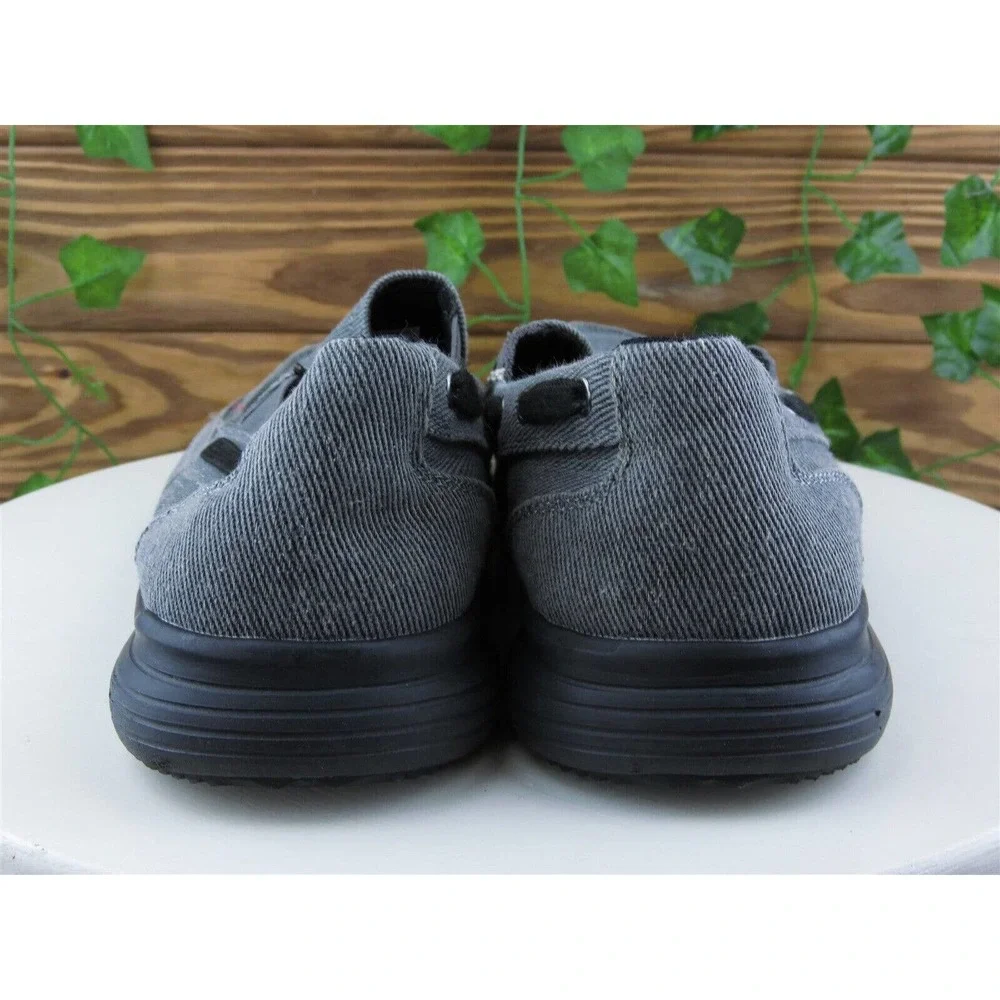 Propet Sz‎ 9.5 Slip-On Gray Textile Men Slip On MCX004C Medium (D, M)